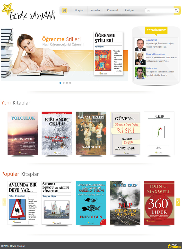 Beyaz Yayınları Web Sitesi